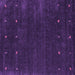 Square Machine Washable Abstract Purple Contemporary Area Rugs, wshcon921pur