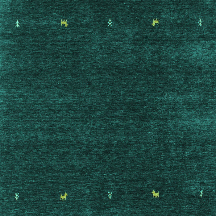 Machine Washable Abstract Turquoise Contemporary Area Rugs, wshcon921turq