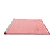 Modern Red Washable Rugs