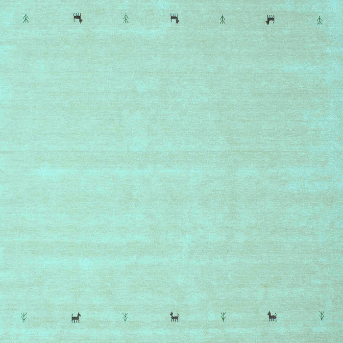 Machine Washable Solid Light Blue Modern Rug, wshcon922lblu