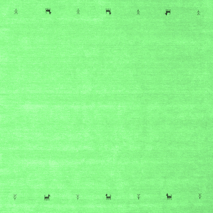 Solid Emerald Green Modern Rug, con922emgrn