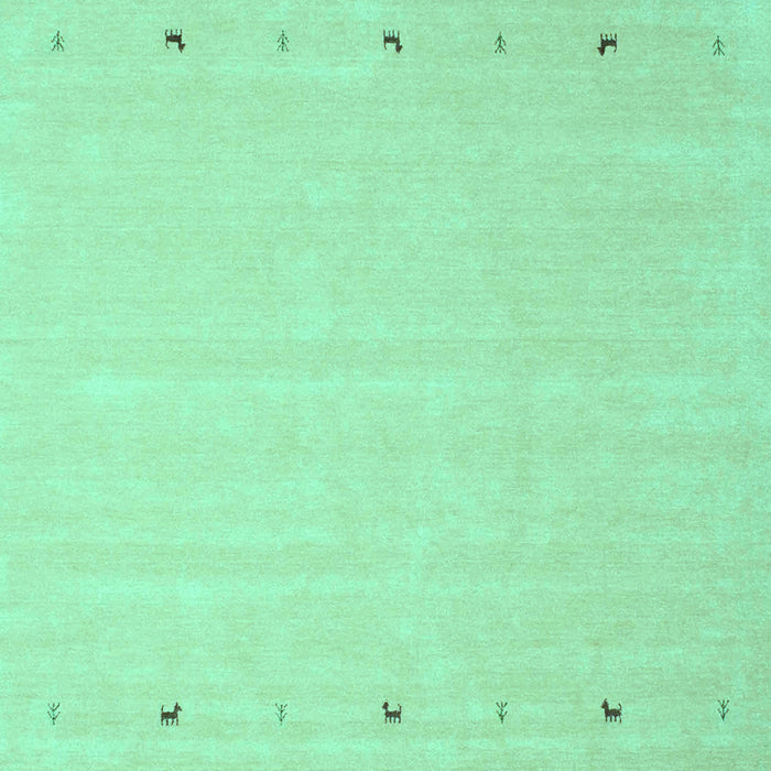 Solid Turquoise Modern Rug, con922turq