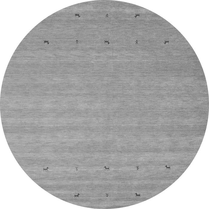 Machine Washable Abstract Gray Contemporary Rug, wshcon923gry