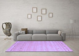 Machine Washable Abstract Blue Contemporary Rug in a Living Room, wshcon923blu