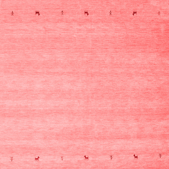 Abstract Red Contemporary Area Rugs