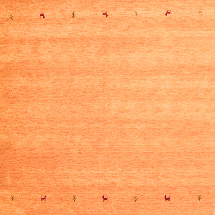 Abstract Orange Contemporary Rug, con923org