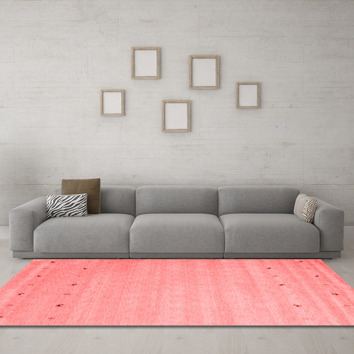 Contemporary Red Washable Rugs