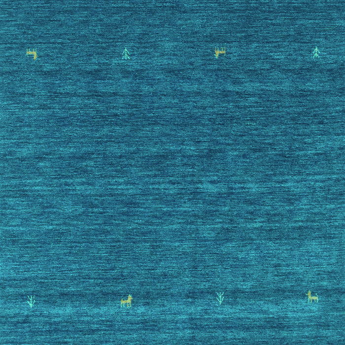 Machine Washable Abstract Turquoise Contemporary Area Rugs, wshcon924turq