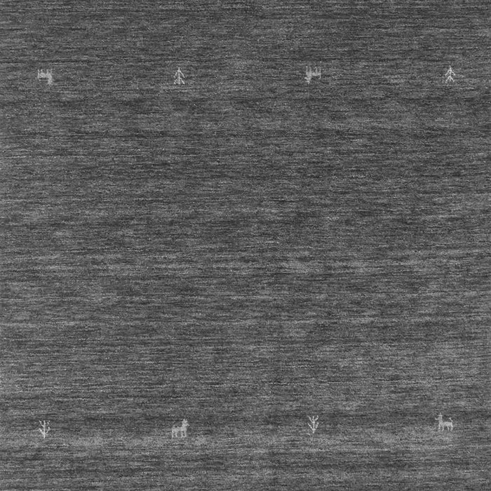 Serging Thickness of Machine Washable Abstract Gray Contemporary Rug, wshcon924gry