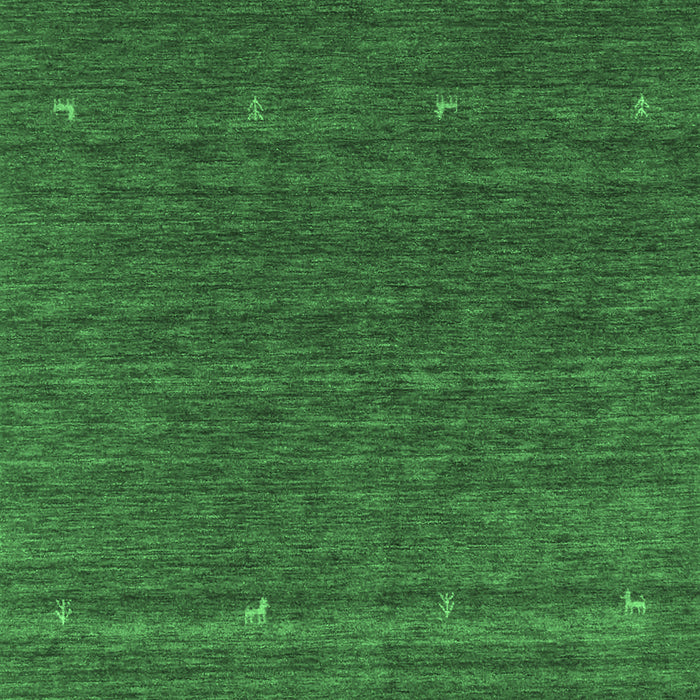 Machine Washable Abstract Emerald Green Contemporary Area Rugs, wshcon924emgrn