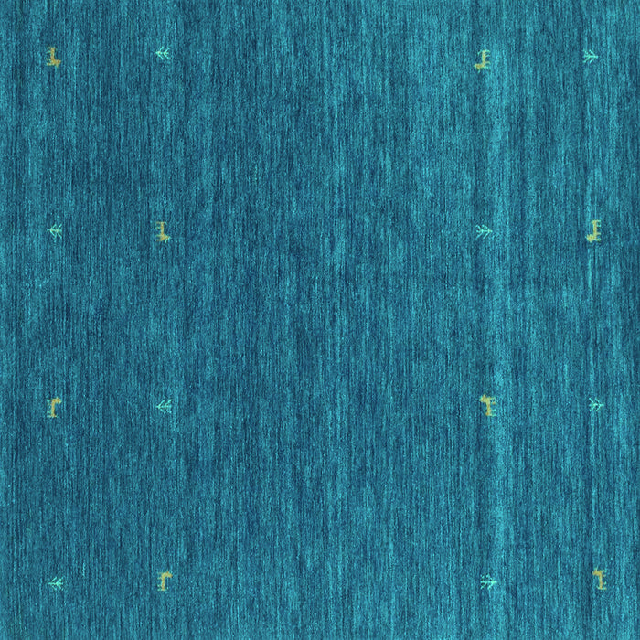 Square Machine Washable Abstract Turquoise Contemporary Area Rugs, wshcon924turq