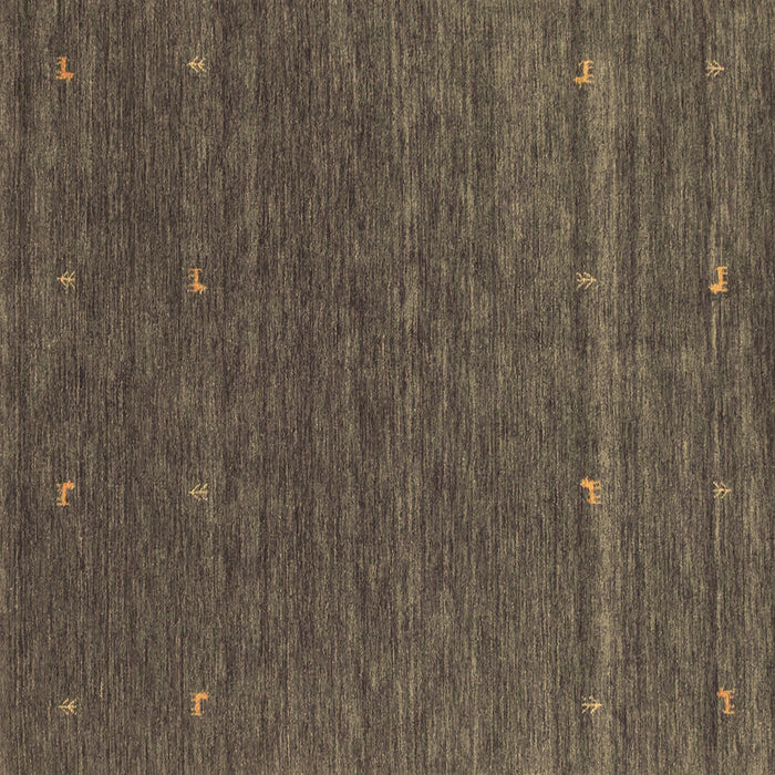 Square Machine Washable Abstract Brown Contemporary Rug, wshcon924brn