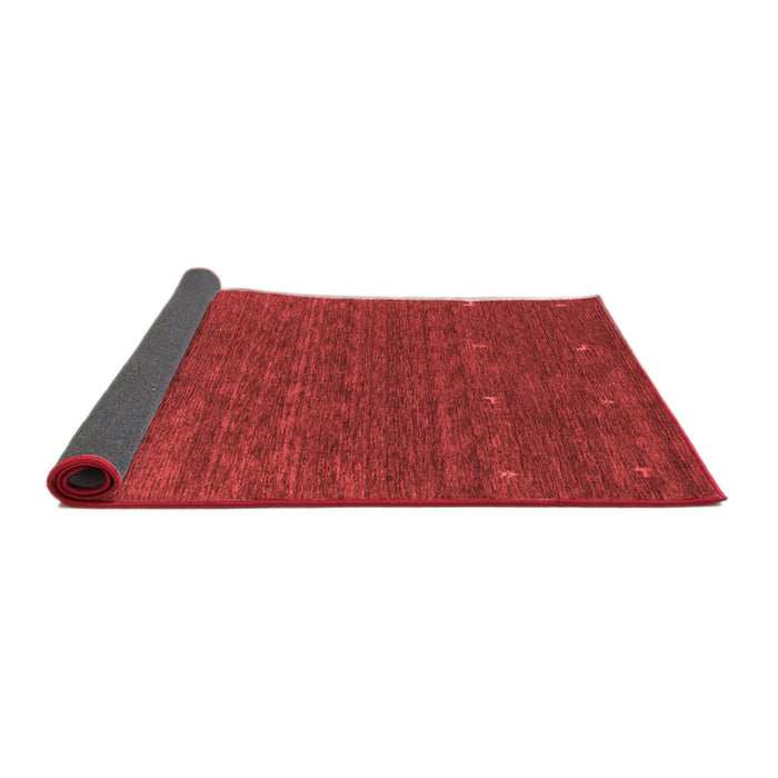Abstract Red Contemporary Area Rugs