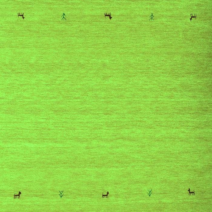 Abstract Green Contemporary Rug, con925grn