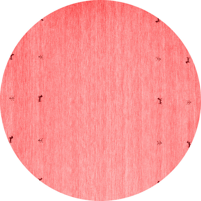 Machine Washable Abstract Red Contemporary Rug, wshcon925red