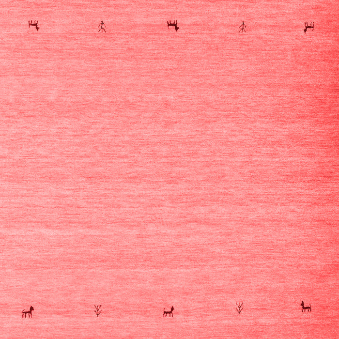 Abstract Red Contemporary Area Rugs