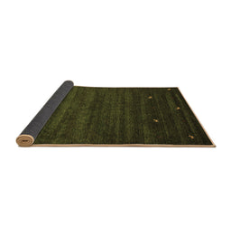 Sideview of Abstract Brown Contemporary Rug, con926brn