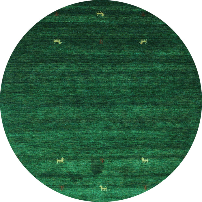 Round Machine Washable Abstract Light Blue Contemporary Rug, wshcon926lblu