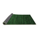 Sideview of Abstract Emerald Green Contemporary Rug, con926emgrn