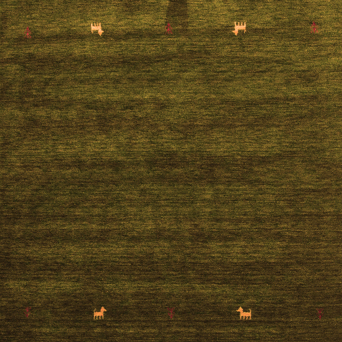 Abstract Orange Contemporary Rug, con926org