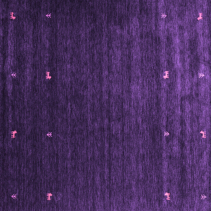 Square Abstract Purple Contemporary Rug, con927pur