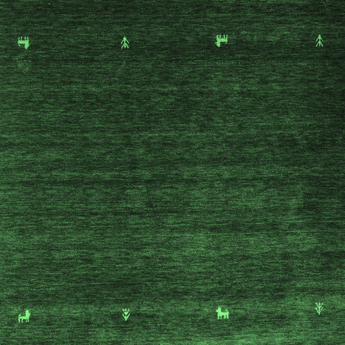 Abstract Emerald Green Contemporary Rug, con927emgrn