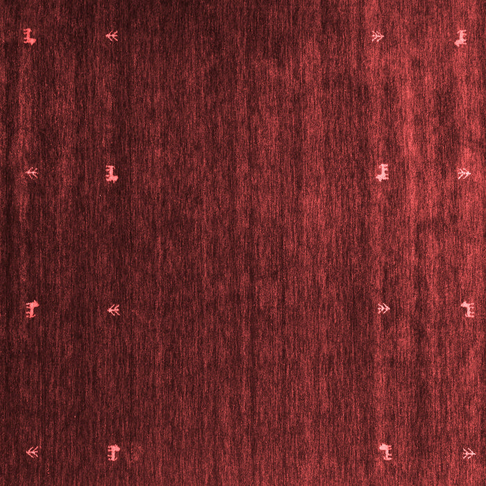 Machine Washable Abstract Red Contemporary Rug, wshcon927red