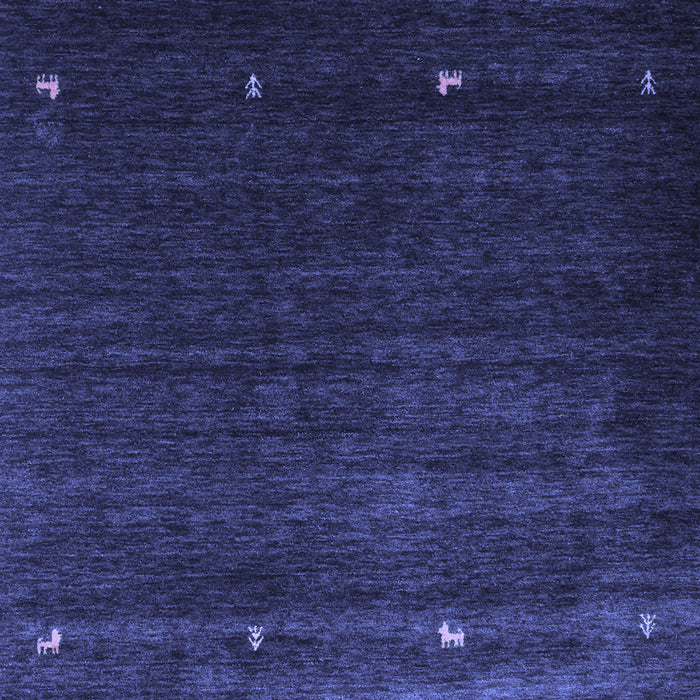 Abstract Blue Contemporary Rug, con927blu