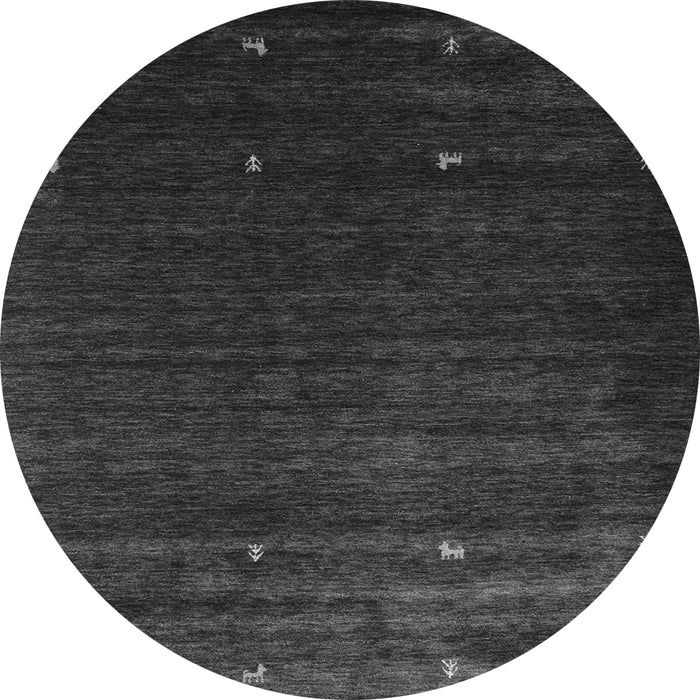 Square Abstract Gray Contemporary Rug, con927gry