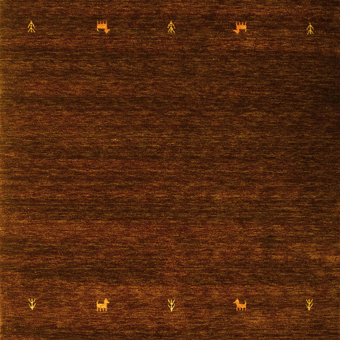 Abstract Yellow Contemporary Rug, con928yw