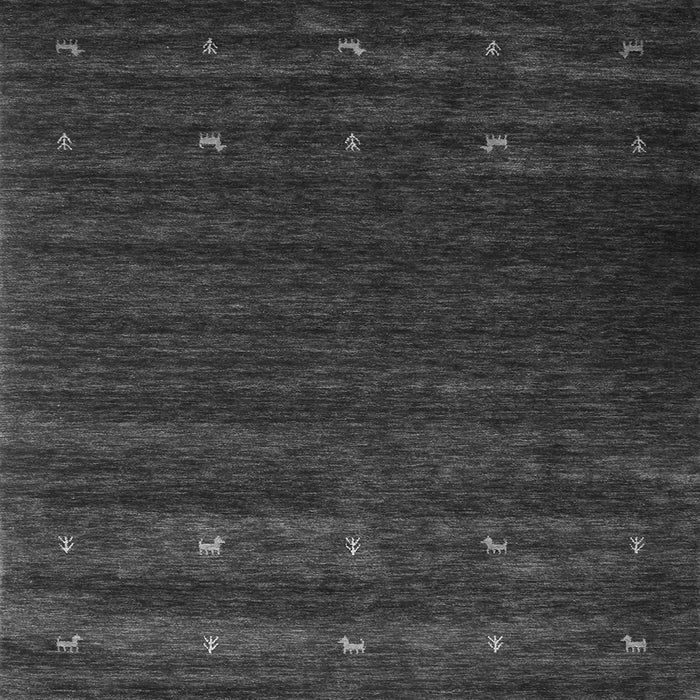 Serging Thickness of Abstract Gray Contemporary Rug, con928gry