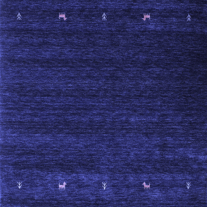 Abstract Blue Contemporary Rug, con928blu