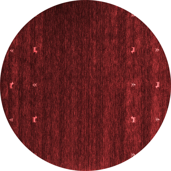 Machine Washable Abstract Red Contemporary Rug, wshcon928red