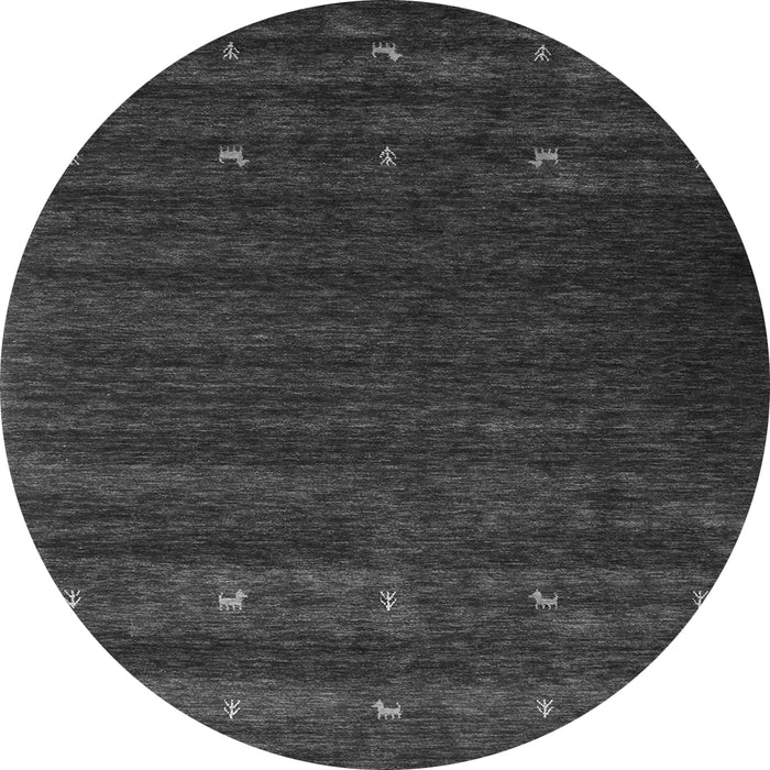 Square Abstract Gray Contemporary Rug, con928gry