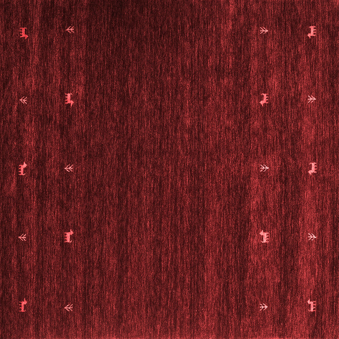 Machine Washable Abstract Red Contemporary Rug, wshcon928red