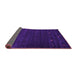 Sideview of Abstract Purple Contemporary Rug, con928pur