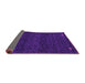 Sideview of Abstract Purple Contemporary Rug, con929pur