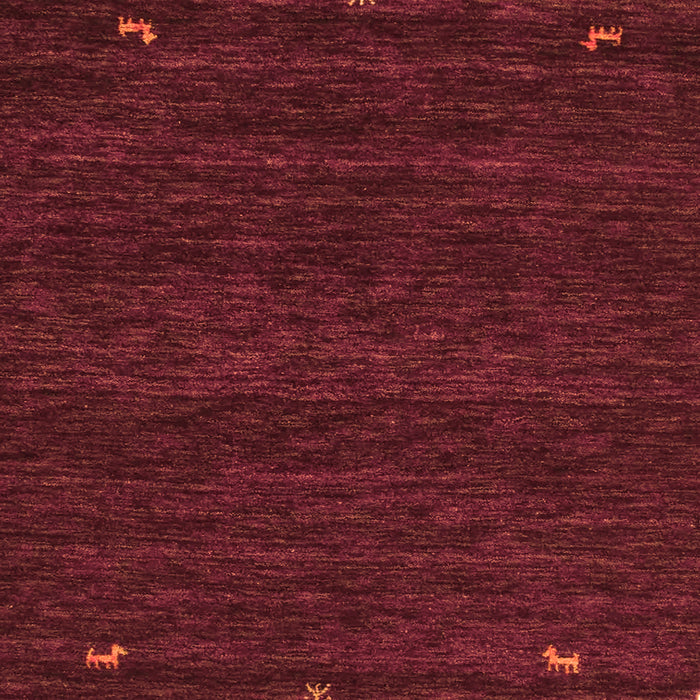 Serging Thickness of Abstract Orange Contemporary Rug, con929org