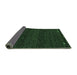 Sideview of Abstract Emerald Green Contemporary Rug, con929emgrn