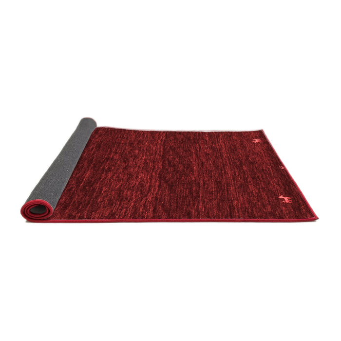 Abstract Red Contemporary Area Rugs