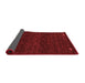 Abstract Red Contemporary Area Rugs