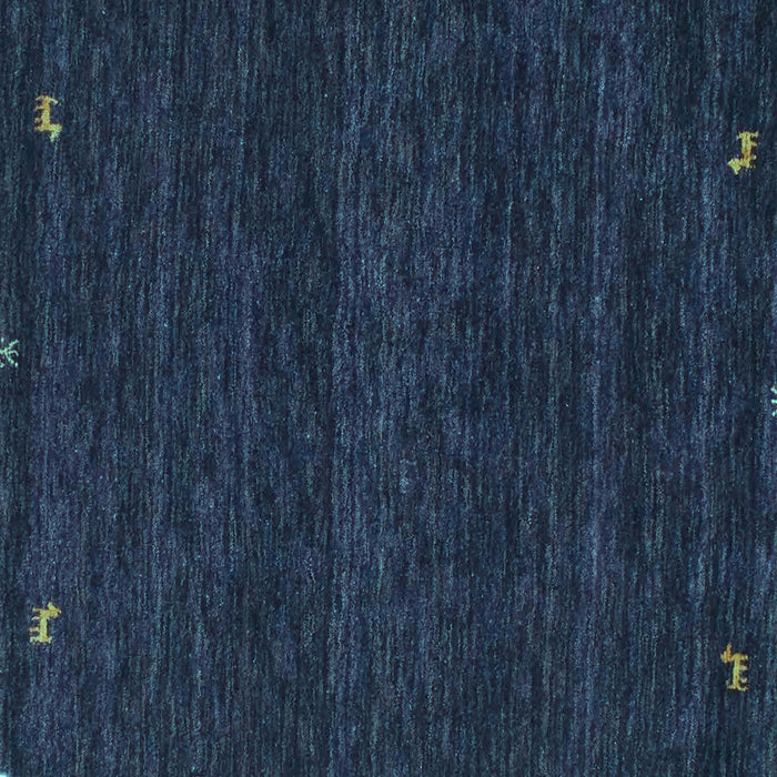 Square Abstract Turquoise Contemporary Rug, con929turq