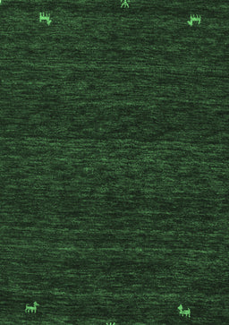 Abstract Emerald Green Contemporary Rug, con929emgrn