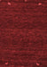 Abstract Red Contemporary Area Rugs