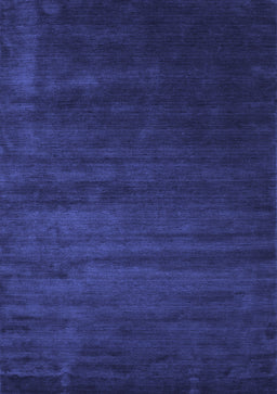 Abstract Blue Contemporary Rug, con92blu