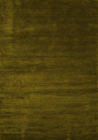 Abstract Yellow Contemporary Rug, con92yw