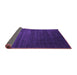 Sideview of Abstract Purple Contemporary Rug, con92pur