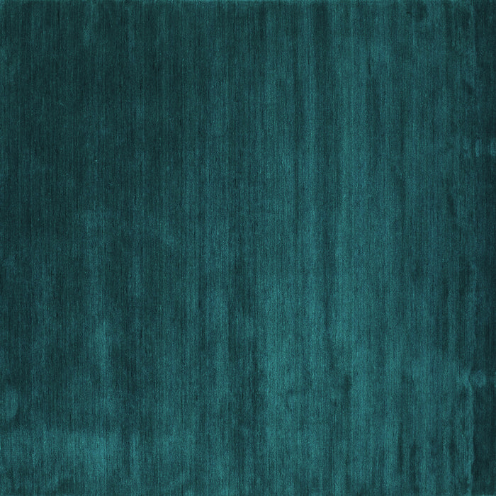 Square Abstract Turquoise Contemporary Rug, con92turq