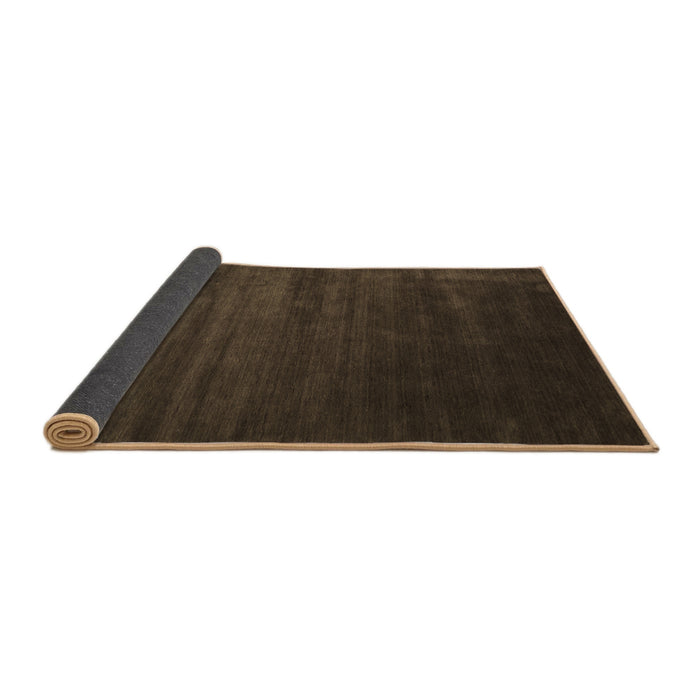 Sideview of Abstract Brown Contemporary Rug, con92brn