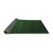 Sideview of Abstract Emerald Green Contemporary Rug, con92emgrn